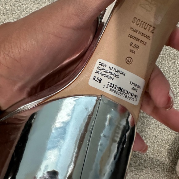 Women's Schutz Shoes Schutz Cadey-Lee Silver - Picture 4 of 4